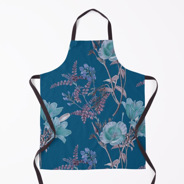 Item preview, Blue Purplish Flowers Pattern designed and sold by OwnDesignOnline.