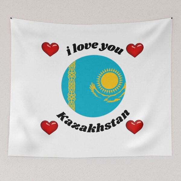 Item preview, kazakhstan flag designed and sold by CARANIACLS.