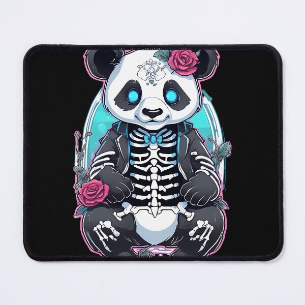 Item preview, Panda Creepypasta in a Hauntingly Beautiful Floral Setting designed and sold by Mechanical-Artt.