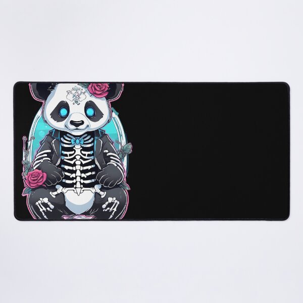 Item preview, Panda Creepypasta in a Hauntingly Beautiful Floral Setting designed and sold by Mechanical-Artt.