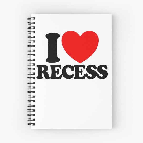 Item preview, I Love Recess Red Heart Funny Back To School Kids Recess Gear designed and sold by DynamicDesign.