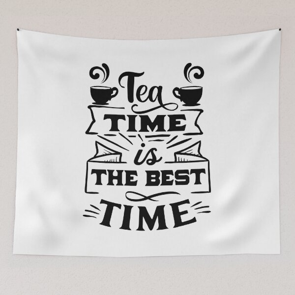 Item preview, tea time is the best time - Sip and Savor designed and sold by EmeraldeaArt.