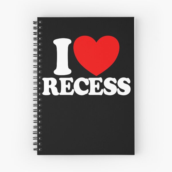 Item preview, I Love Recess Red Heart Funny Back To School Kids Recess Gear designed and sold by DynamicDesign.
