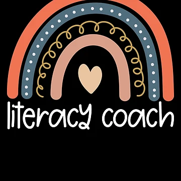 Imagen de la obra Literacy Coach Back To School Boho Rainbow Literacy Coach Gear de DynamicDesign