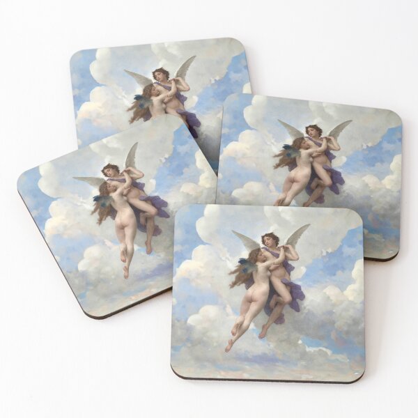 Item preview, Love and Psyche - William-Adolphe Bouguereau (Digital edit fill sky and clouds) designed and sold by Lefteris Betsis.