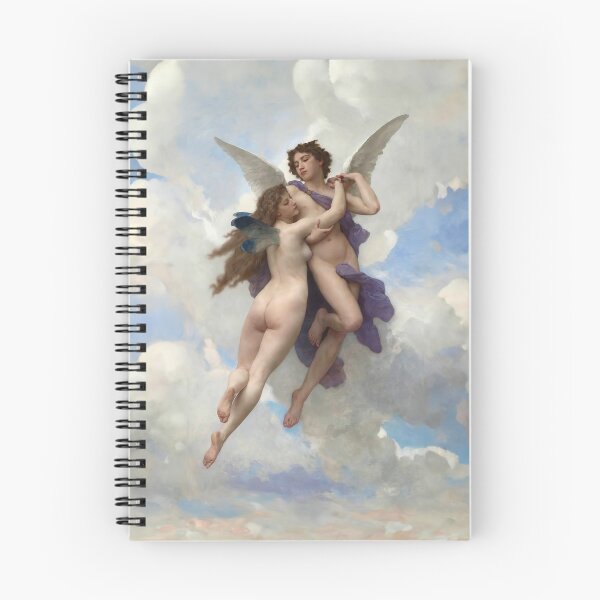 Item preview, Love and Psyche - William-Adolphe Bouguereau (Digital edit fill sky and clouds) designed and sold by Lefteris Betsis.
