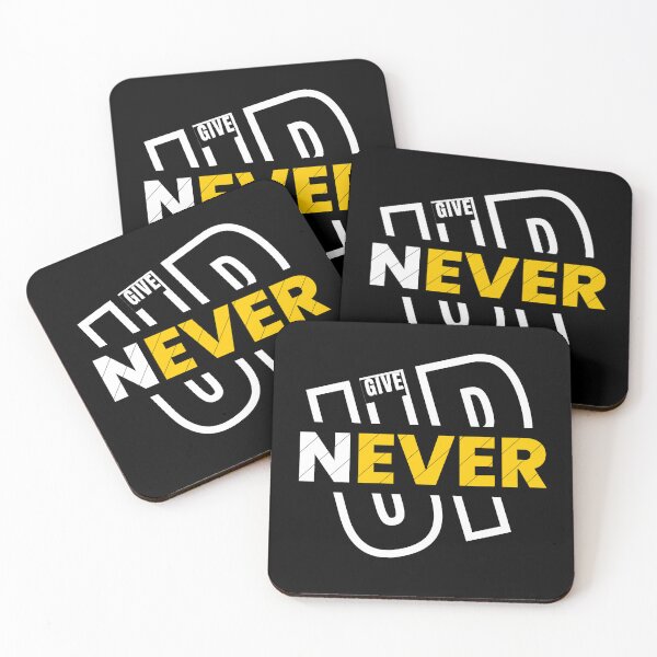 Item preview, NEVER GIVE UP designed and sold by Pick'n Quick.
