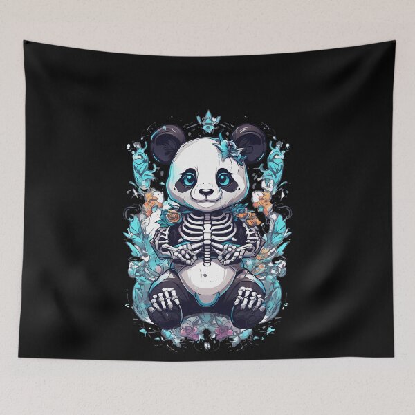 Item preview, Mysterious Panda Creepypasta in a Floral Dream designed and sold by Mechanical-Artt.