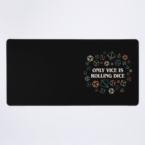 Item preview, Funny Only Vice Is Rolling Dice Tabletop RPG designed and sold by pixeptional.