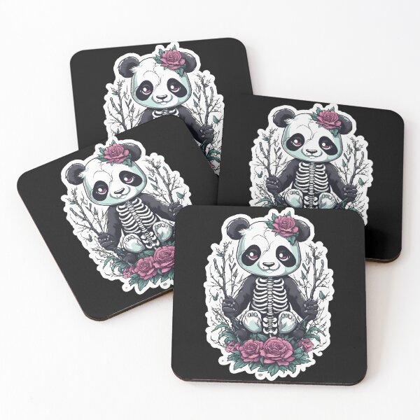 Item preview, Panda Creepypasta Amidst Enchanting Floral Patterns designed and sold by Mechanical-Artt.