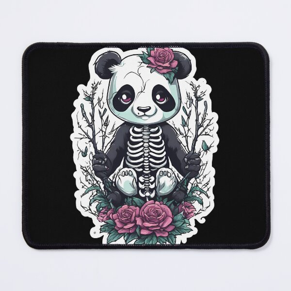 Item preview, Panda Creepypasta Amidst Enchanting Floral Patterns designed and sold by Mechanical-Artt.