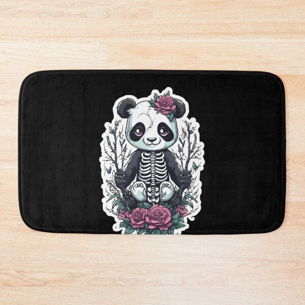 Item preview, Panda Creepypasta Amidst Enchanting Floral Patterns designed and sold by Mechanical-Artt.
