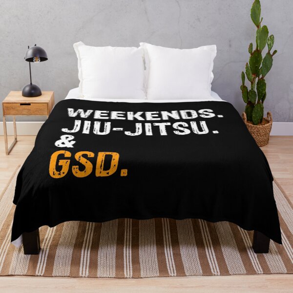 Item preview, Weekends Jiu-Jitsu and GSD Shepherd BJJ Gift designed and sold by Guarddogdrive.