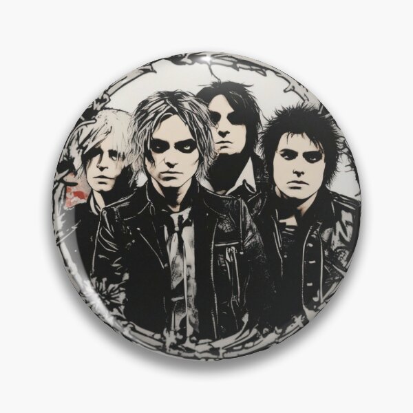 7 X My Chemical Romance band buttons (25mm,badges,pins,plack