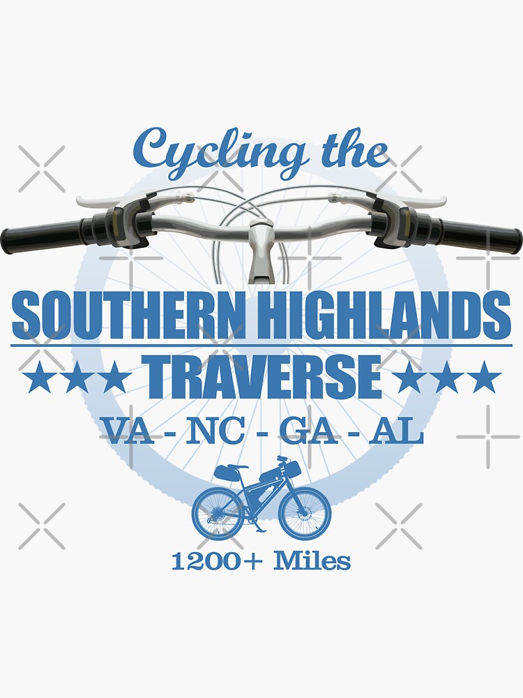 Thumbnail 3 of 3, Sticker, Southern Highlands Traverse (H2) designed and sold by curranmorgan.