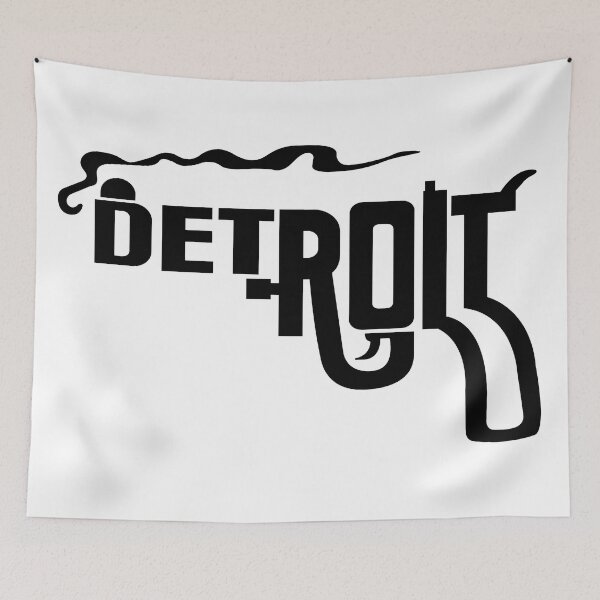 Item preview, detroit smoking gun designed and sold by Matt Fiorito.
