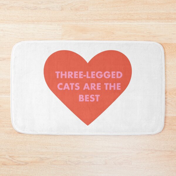 Item preview, Three-legged cats are the best designed and sold by PeachCatDesigns.