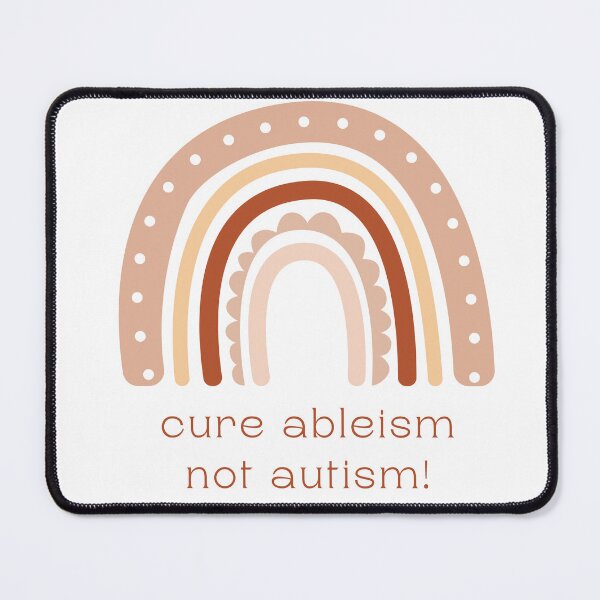 Item preview, Cure ableism, not autism! designed and sold by audhdmuslimah.