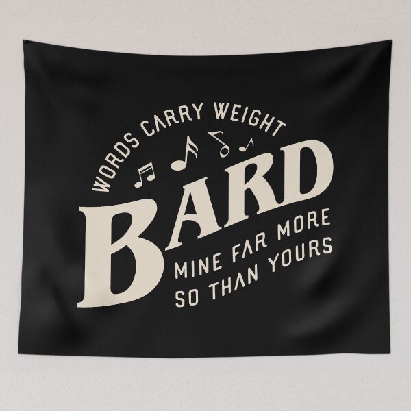 Item preview, Bard Words Carry Weight Tabletop RPG designed and sold by pixeptional.