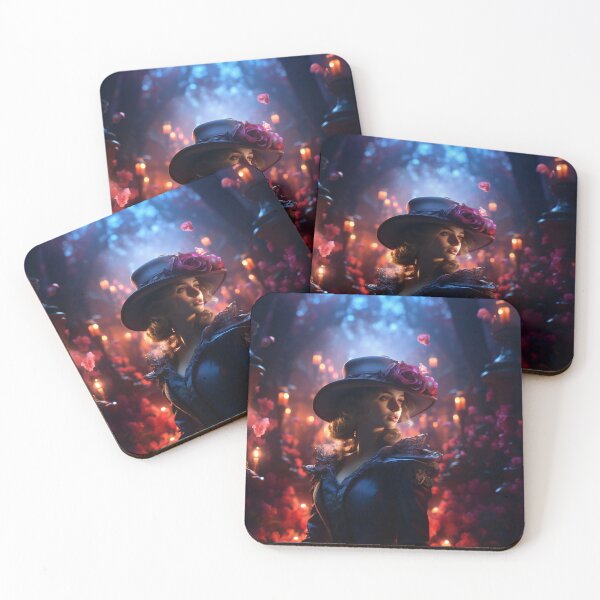 Item preview, Mysterious Lady in the secret Garden designed and sold by Red Witch Art.