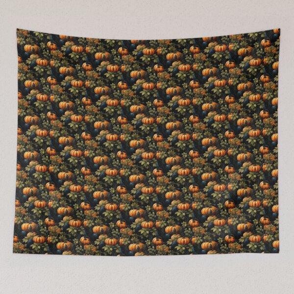 Item preview, Autumnal Elegance Pumpkin Pattern designed and sold by lipe1984.