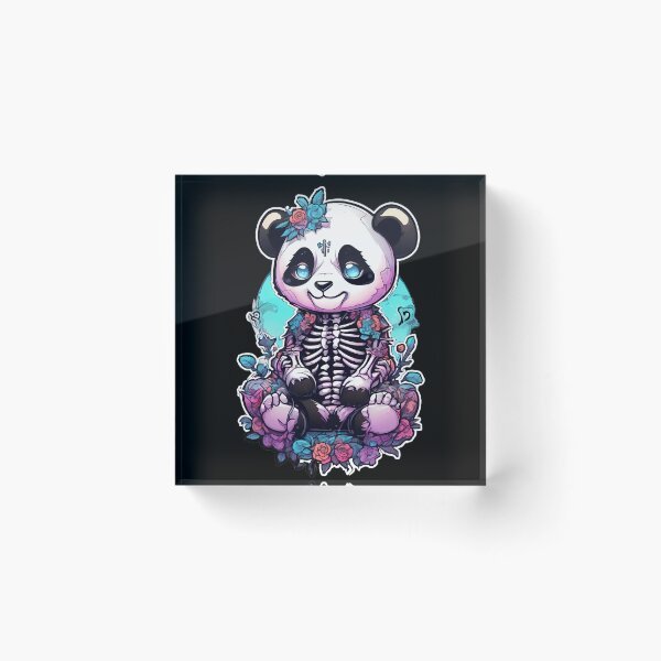 Item preview, Playful Yet Eerie Panda Creepypasta in a Floral World designed and sold by Mechanical-Artt.