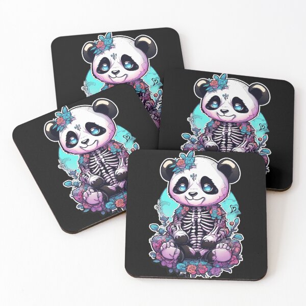Item preview, Playful Yet Eerie Panda Creepypasta in a Floral World designed and sold by Mechanical-Artt.