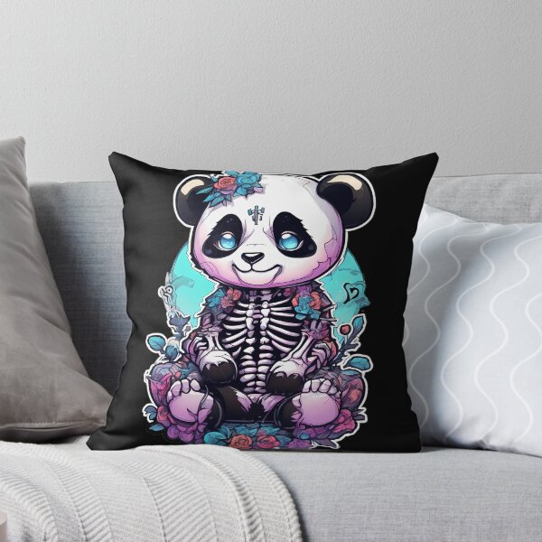 Item preview, Playful Yet Eerie Panda Creepypasta in a Floral World designed and sold by Mechanical-Artt.