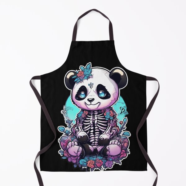 Item preview, Playful Yet Eerie Panda Creepypasta in a Floral World designed and sold by Mechanical-Artt.