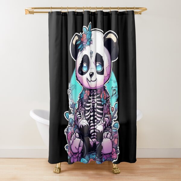 Item preview, Playful Yet Eerie Panda Creepypasta in a Floral World designed and sold by Mechanical-Artt.