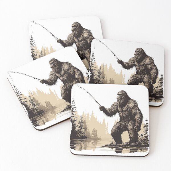 Item preview, Sasquatch Fishing designed and sold by robotshane.