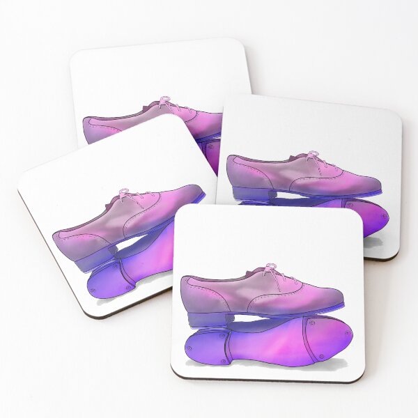 Item preview, Tap Dance Shoes Stacked up in Moody Color designed and sold by Tara Barnaba.