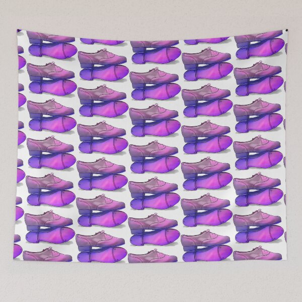 Item preview, Tap Dance Shoes Stacked up in Moody Color designed and sold by Tara Barnaba.