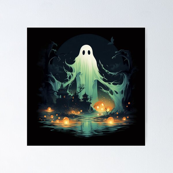 Item preview, Boo Floating Ghost  designed and sold by Obsidian Ink by Wilshire.