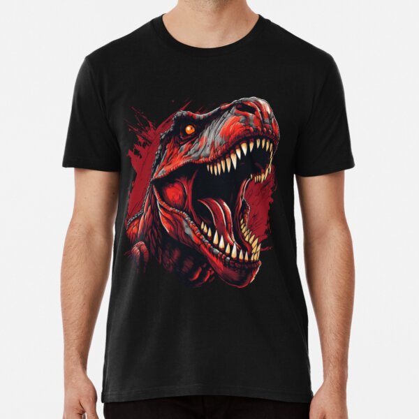 Red T-Rex  Art Board Print for Sale by GraphicsJCM