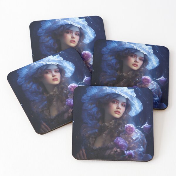 Item preview, Mysterious Lady in the secret Garden 1 designed and sold by Red Witch Art.