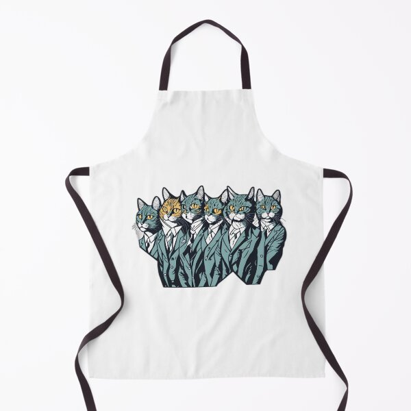 Item preview, Suave Cat Ensembles: Stylish Cats in Suits Art designed and sold by FashionRex.