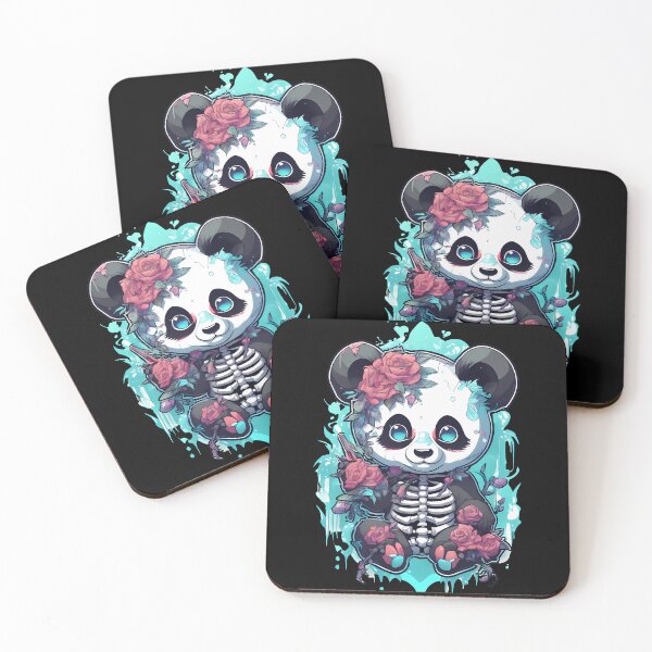 Item preview, Playful Panda Creepypasta Surrounded by Mysterious Florals designed and sold by Mechanical-Artt.