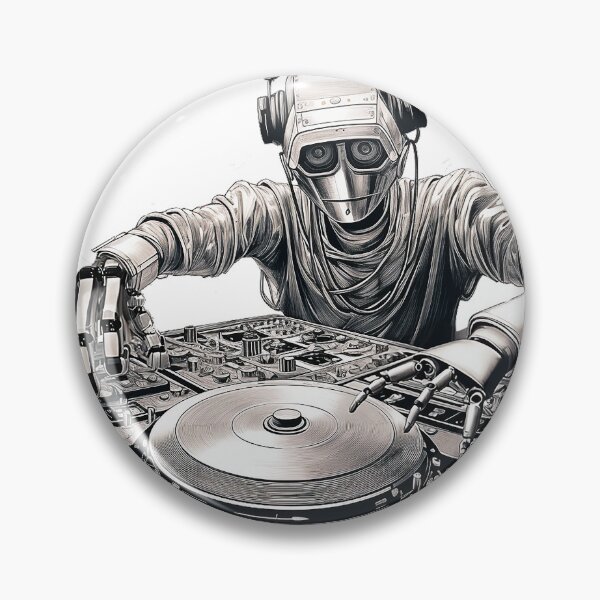 Item preview, DJ Robot Dub designed and sold by robotshane.