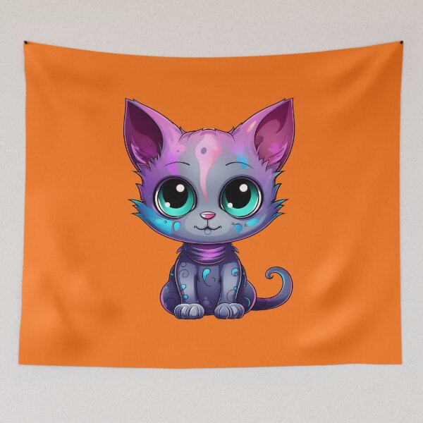 Item preview, Enchanting Cat Artistry: Showcasing Adorable Feline Creations on Transparent Background designed and sold by AlienSkinEyes.