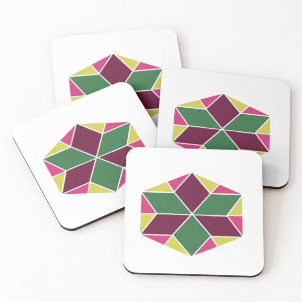 Item preview, A hexagonal colorful pattern designed and sold by Shamikh1w3.