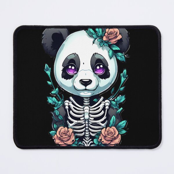 Item preview, Charming Panda Creepypasta amidst Enchanted Florals designed and sold by Mechanical-Artt.