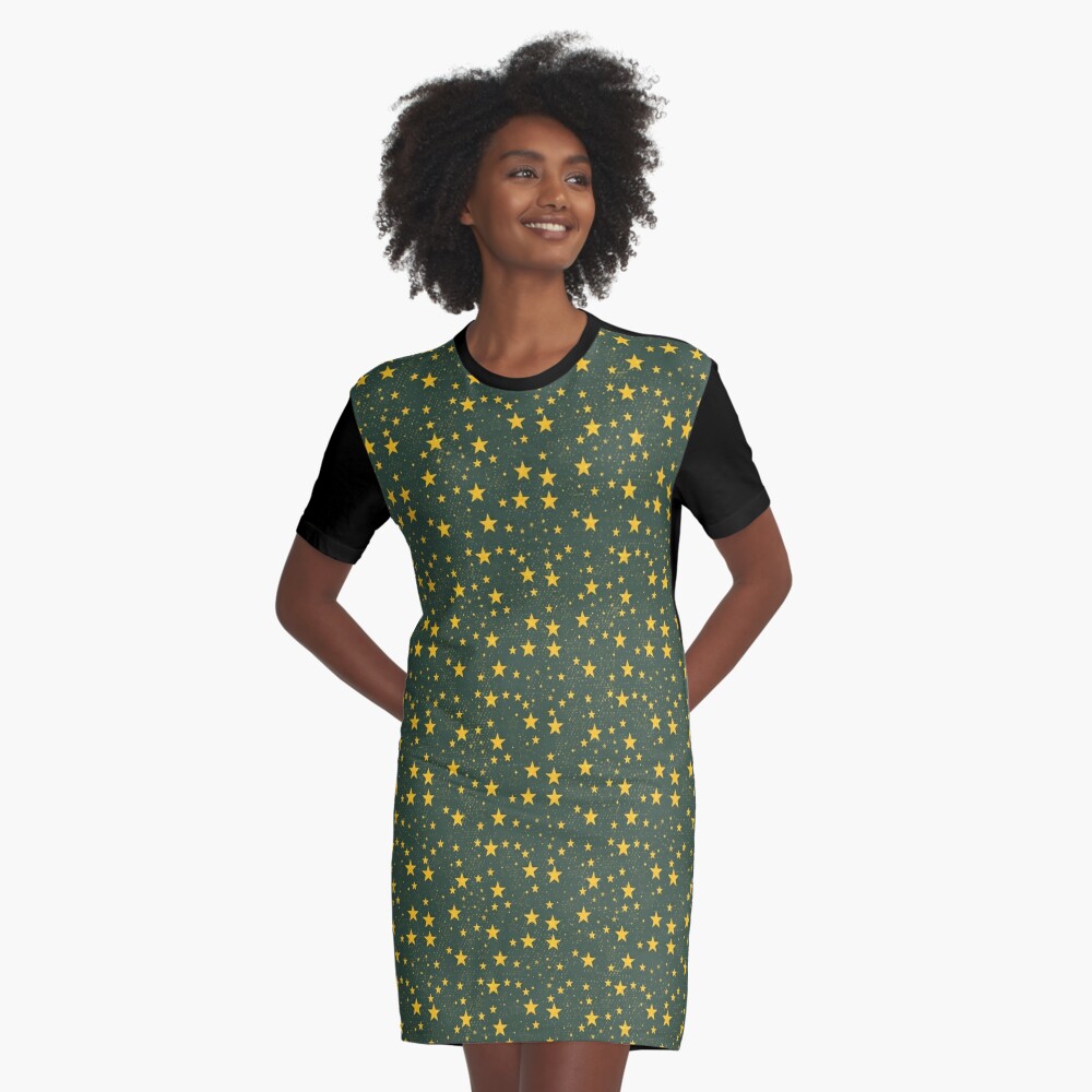 Item preview, Graphic T-Shirt Dress designed and sold by vectormarketnet.