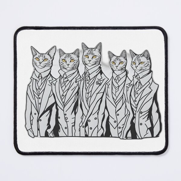 Item preview, Cat Couture: Feline Elegance in Suits Art designed and sold by FashionRex.