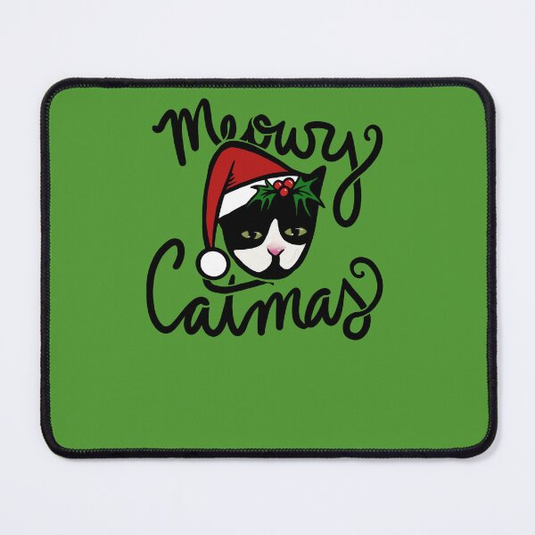 Item preview, meowy Catmas Tuxedo Cat designed and sold by FrictionMaxxing.