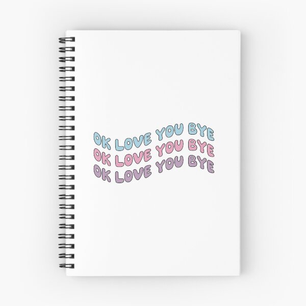 Item preview, ok love you bye outlined - olivia dean designed and sold by Aesthetic Crew.