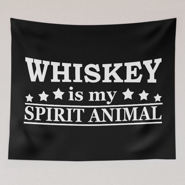 Item preview, Whiskey is my spirit animal designed and sold by Alexaltay.