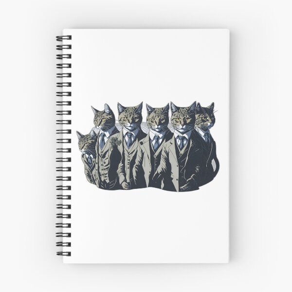 Item preview, Suave Feline Attire: Cats in Suits Art Collection designed and sold by FashionRex.