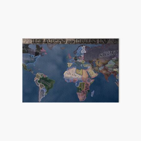 Artikel-Vorschau von Hearts of Iron 4 Karte, designt und verkauft von The Pathfinders.
