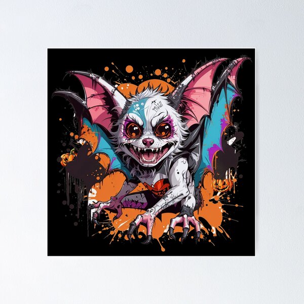 Item preview, Trick Or Treat Halloween Vampire Bat Design designed and sold by SparkleBrush.